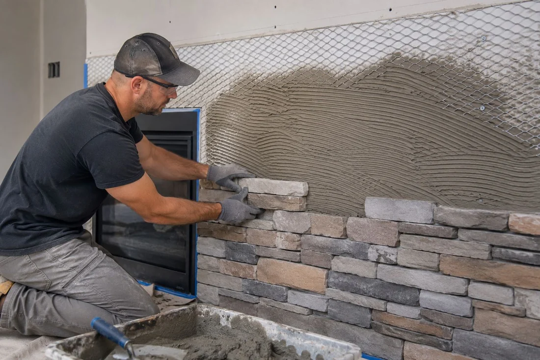 Stone Veneer Installation